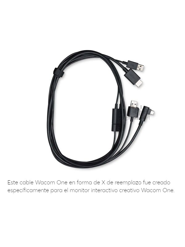 Cable para Wacom One, en forma de X
