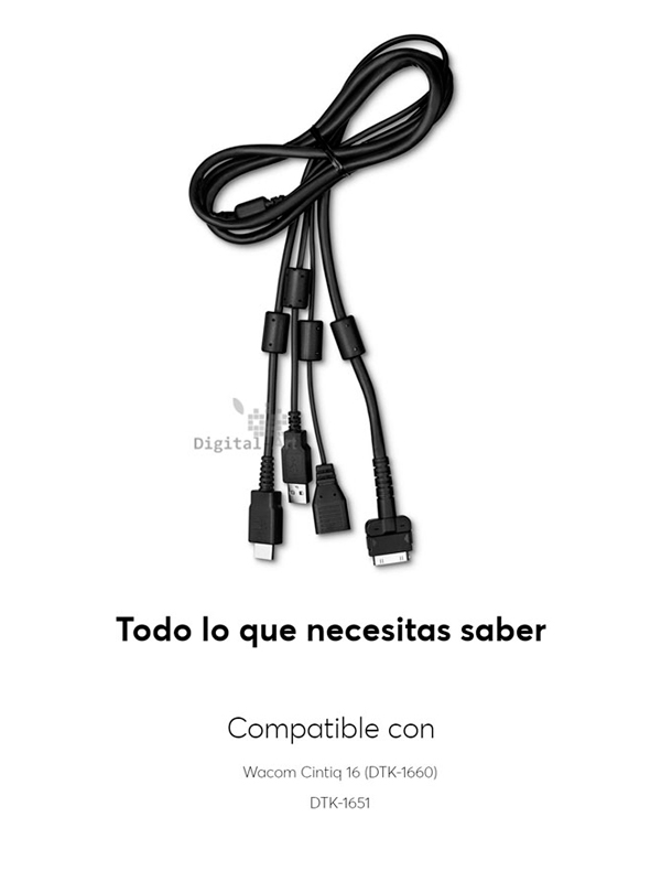 DTK-1660 cable 3 en 1<br>Stock: 9